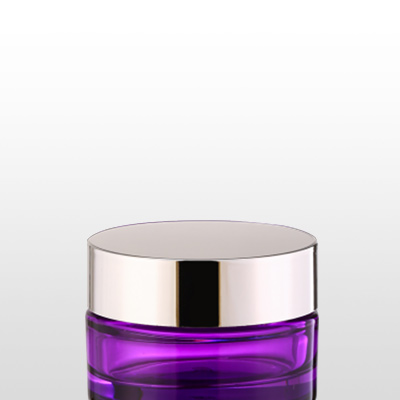 Glass cream jar